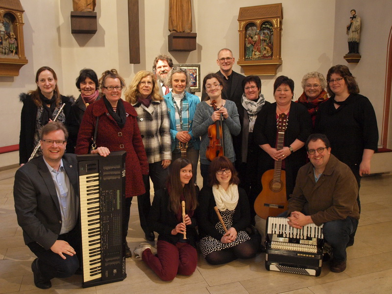 Spontan-Musik Bous bei der Erstkommunion 2016